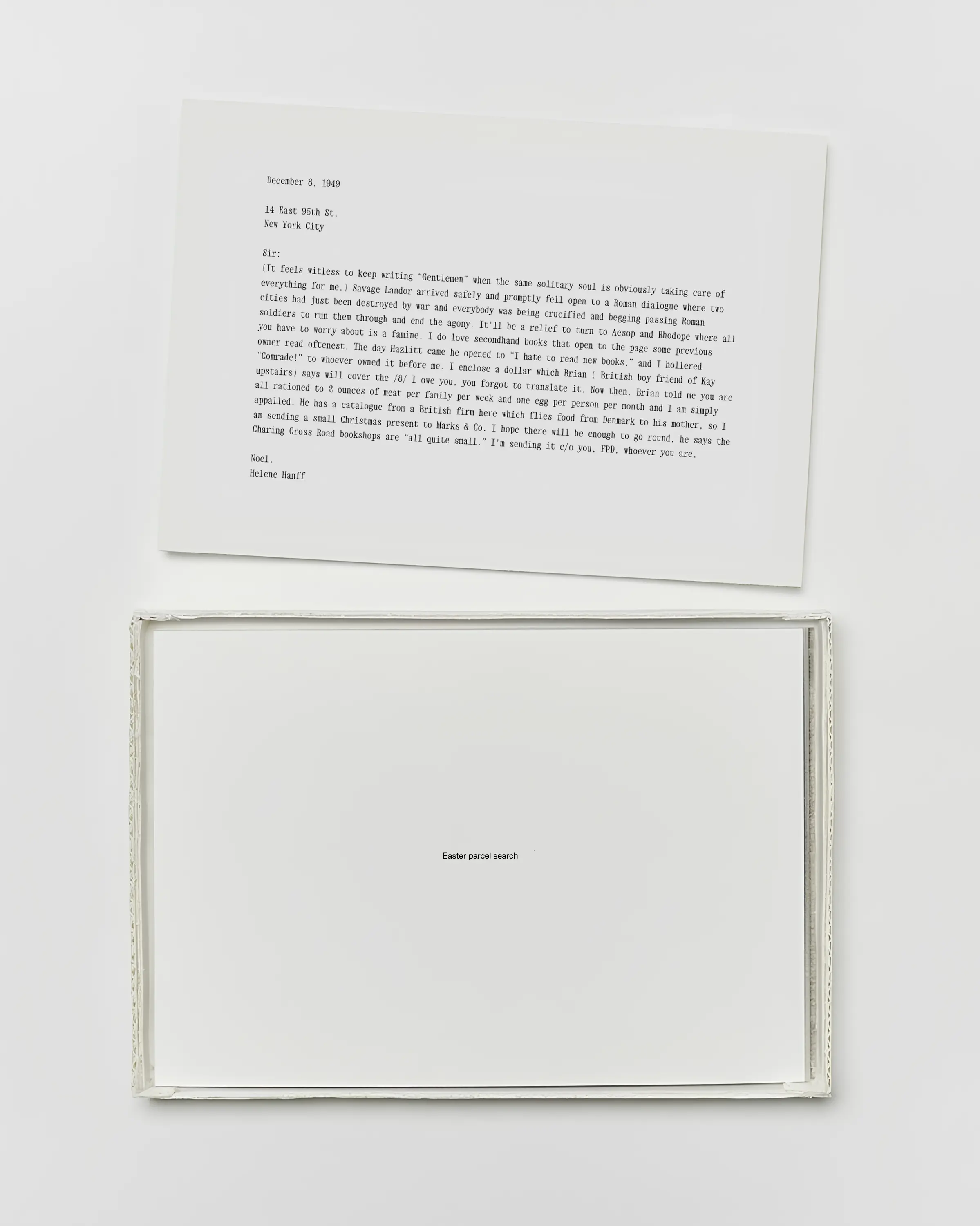 84 Letters project preview alternate